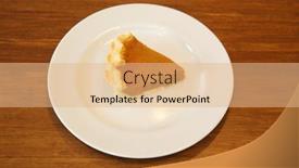  Presentation with today - PPT theme enhanced with pumpkin-pie-a-slice background and a coral colored foreground