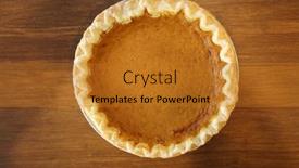  Presentation with events - Beautiful presentation design featuring pumpkin-pie-a-while-fresh backdrop and a gold colored foreground