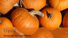  Presentation with market - Theme enhanced with pumpkins pumpkins for sale background and a gold colored foreground