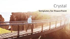  Presentation with pancake - Amazing presentation theme having punakaki-pancake-rocks-in-paparoa backdrop and a white colored foreground