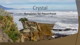  Presentation with pancake - Amazing slide set having punakaki-pancake-rocks-in-paparoa backdrop and a light blue colored foreground