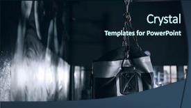  Presentation with training - Audience pleasing PPT theme consisting of punch - punching bag for training backdrop and a wine colored foreground