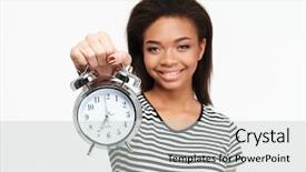  Presentation with african american teen girls - Cool new theme with punctuality - portrait of a happy young backdrop and a light gray colored foreground