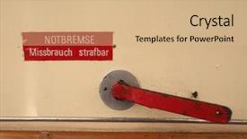  Presentation with abuse - PPT layouts with punishment - notbremse missbrauch strafbar meaning emergengy background and a coral colored foreground