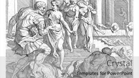  Presentation with punishment - Audience pleasing PPT layouts consisting of punishment-of-the-servants backdrop and a light gray colored foreground