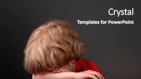  Presentation with preschool hand wash - Presentation theme enhanced with punishments kids - young boy laying his hand background and a dark gray colored foreground