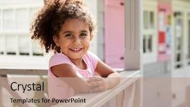  Presentation with pupil - Amazing theme having pupil outside classroom at montessori backdrop and a coral colored foreground