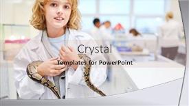  Presentation with biology - Audience pleasing presentation design consisting of pupil-takes-care backdrop and a coral colored foreground