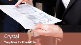  Presentation with realtor - Cool new slide deck with purchase contract with floor backdrop and a coral colored foreground