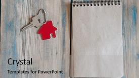  Presentation with real estate purchase - Amazing slides having purchase ownership and goals backdrop and a light gray colored foreground