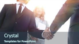  Presentation with spring photo album - Beautiful slides featuring purchase research - photo of handshake of two backdrop and a tawny brown colored foreground