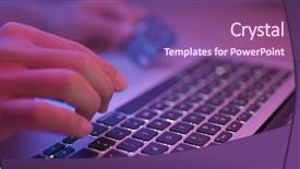  Presentation with light pink - Presentation featuring purchasing business red white - shopping online with purple background and a  colored foreground