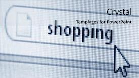  Presentation with purchasing - Cool new presentation theme with purchasing computers - shopping computer screen backdrop and a light blue colored foreground