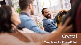  Presentation with fashion - Cool new PPT layouts with purchasing group - sale shopping fashion and people backdrop and a red colored foreground