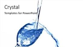  Presentation with pure water - Amazing PPT layouts having pure clean water is poured backdrop and a white colored foreground