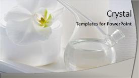  Presentation with organic cosmetics - Amazing presentation theme having pure cosmetics skincare skin allergy backdrop and a  colored foreground