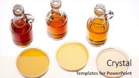  Presentation with sugaring - Colorful slide set enhanced with sampler of pure maple syrup backdrop and a lemonade colored foreground