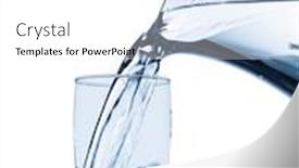  Presentation with pure water - Cool new presentation with pure-water-is-emptied backdrop and a white colored foreground