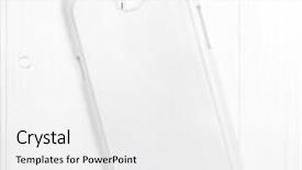  Presentation with pure white - Audience pleasing slide deck consisting of pure white phone case for printing nice solid material topview backdrop and a white colored foreground