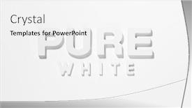  Presentation with pure white - Presentation theme featuring pure-white-volumetric-text background and a white colored foreground