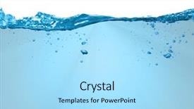  Presentation with underwater - PPT theme having purity - underwater split frame background and a arctic colored foreground