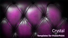  Presentation with chesterfield - Theme having purple - chesterfield detail background and a wine colored foreground