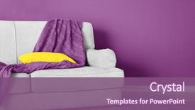  Presentation with modern color - Cool new theme with purple - lilac color accent in modern backdrop and a violet colored foreground