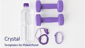  Presentation with ultra - Audience pleasing slide deck consisting of purple - sport and healthy lifestyle concept backdrop and a lemonade colored foreground