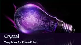  Presentation with light pink - PPT theme with purple abstract - pink light bulb background and a navy blue colored foreground