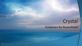  Presentation with nature purple - Audience pleasing slides consisting of purple abstract - rocks and sea storm dramatic backdrop and a light blue colored foreground