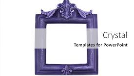  Presentation with baroque - Slide deck consisting of purple-baroque-style-photo-frame background and a white colored foreground