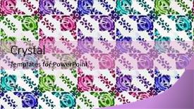  Presentation with purple green - Slides with purple blue turquoise and green background and a lemonade colored foreground