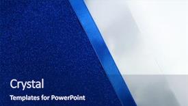  Presentation with blue ribbon - Slide set consisting of purple bokeh - blue art background and blue background and a navy blue colored foreground