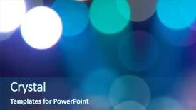  Presentation with lights - Theme enhanced with purple bokeh - colorful blurred lights background background and a ocean colored foreground