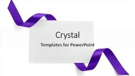  Presentation with christmas ribbon festive - Slides featuring purple christmas invitation - card with festive ribbon background and a white colored foreground