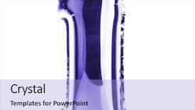  Presentation with balloon - Slides enhanced with purple chrome balloon font part background and a light blue colored foreground