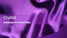  Presentation with silk - Cool new presentation theme with purple curve - silk backdrop and a purple colored foreground