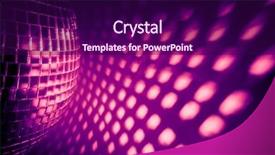  Presentation with disco - Beautiful theme featuring purple disco backdrop backdrop and a wine colored foreground