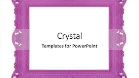  Presentation with picture frame - Theme having purple edge - decorative contemporary picture frame similar background and a white colored foreground