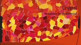  Presentation with red and yellow - Presentation theme having purple edge - red and yellow texture made background and a red colored foreground