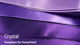  Presentation with ultra techonology violet - Amazing PPT layouts having purple flag - fashionable satin violet ribbon backdrop and a violet colored foreground