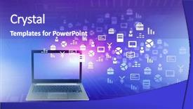  Presentation with global - PPT layouts featuring purple globe - global internet concept background and a  colored foreground