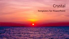  Presentation with skies - Slide deck featuring purple gold free - burning skies night is coming background and a coral colored foreground
