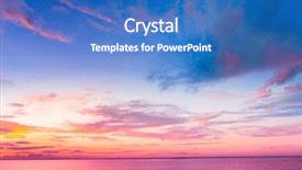  Presentation with paradise - Slides featuring purple gold free - glowing paradise idyllic wallpaper background and a teal colored foreground