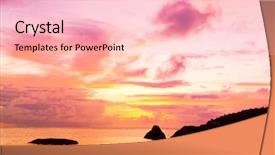  Presentation with paradise - Audience pleasing slide deck consisting of purple gold free - glowing paradise magnificent view backdrop and a lemonade colored foreground