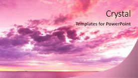  Presentation with wheelchairs in school setting - Colorful slide deck enhanced with purple gold free - glowing paradise setting backdrop and a coral colored foreground