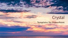  Presentation with sunset water seagull - Beautiful slide deck featuring purple gold free - idyllic wallpaper sunset over water backdrop and a lemonade colored foreground