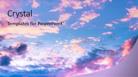  Presentation with horizon - Colorful PPT layouts enhanced with purple gold free - magnificent view bright horizon backdrop and a light blue colored foreground