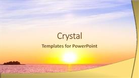  Presentation with sunset water dolphin - Slides having purple gold free - magnificent view sunset over water background and a white colored foreground