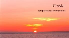  Presentation with prayer clouds - Beautiful theme featuring purple gold free - panorama view clouds backdrop and a lemonade colored foreground